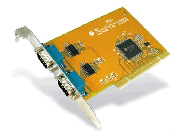 Sunix PCI 2xSerieport 2 Stk RS232 9-pin